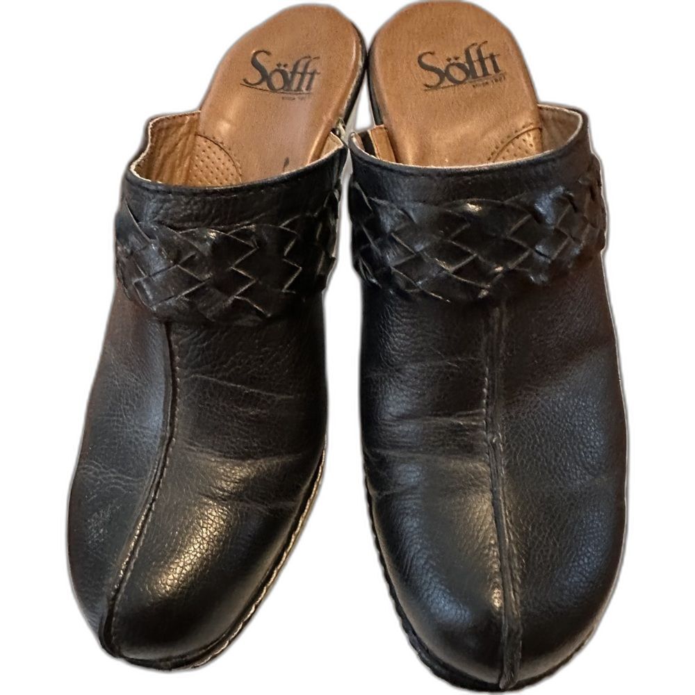 SOFFT Genuine Leather mules Size 7.5